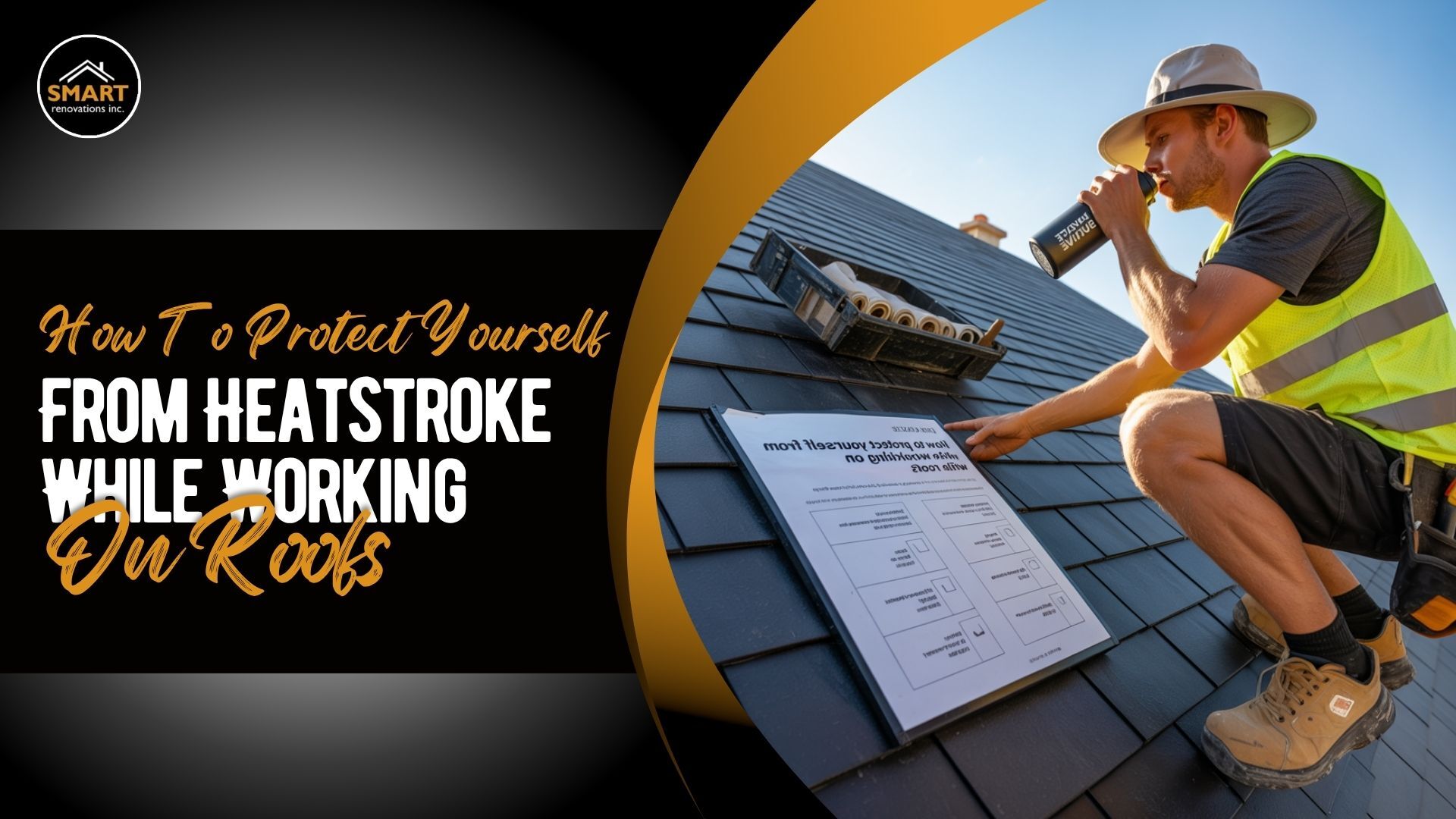How To Protect Yourself From Heatstroke While Working On Roofs